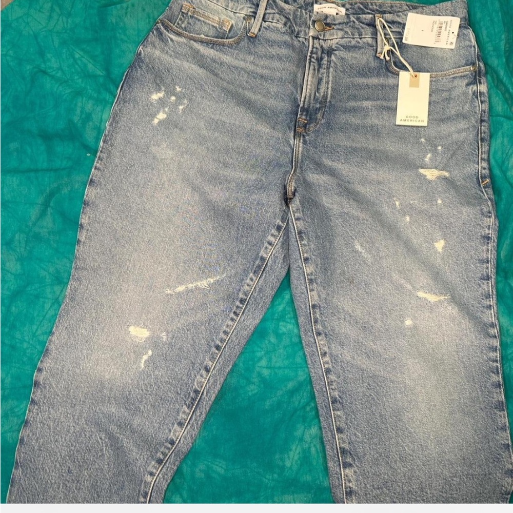 Distress Good American Jeans - Picture 2 of 7
